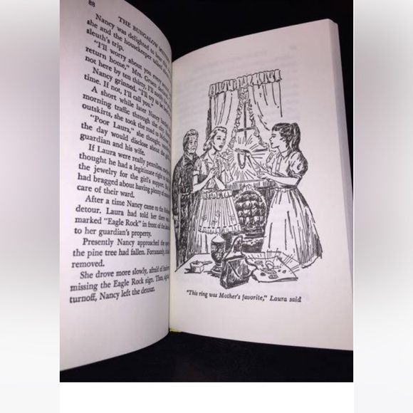 Nancy Drew Hard Cover Book Pair - Staircase/Bungalow - Picture 7 of 10